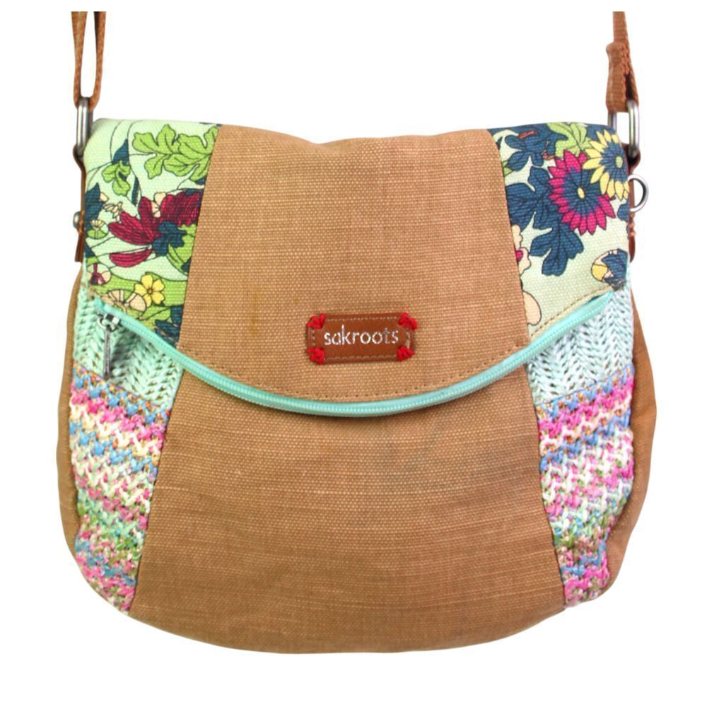 Sakroots Floral Multicolor Crossbody Bag